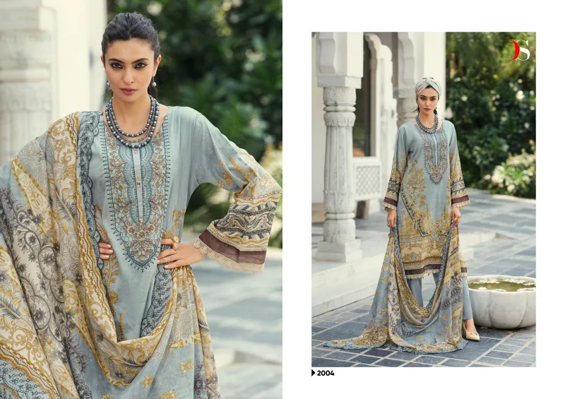 Bin Saeed Mini Vol 2 By Deepsy Cotton Dupatta Pakistani Plazzo Suits